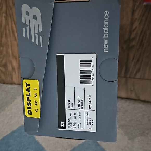 New balance women's sz8.5 237 grey purple - Picture 4 of 8